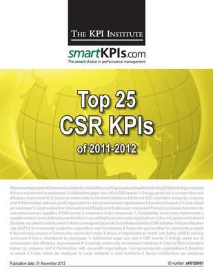 Top 25 CSR KPIs of 2011-2012