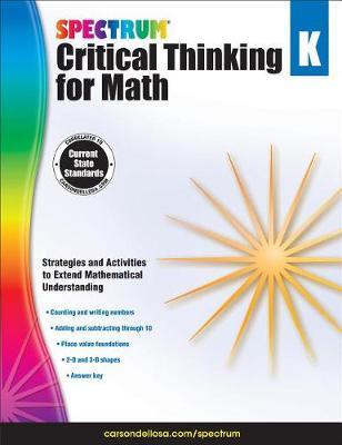 Spectrum Critical Thinking for Math, Grade K