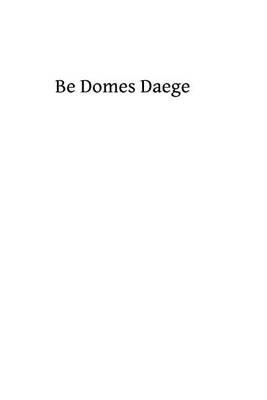 Be Domes Daege: De Die Judicii