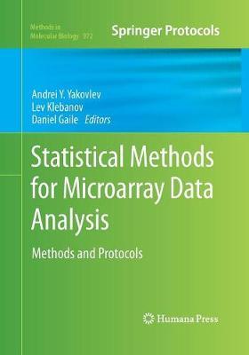 Statistical Methods for Microarray Data Analysis: Methods and Protocols
