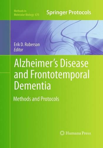 Alzheimer's Disease and Frontotemporal Dementia: Methods and Protocols