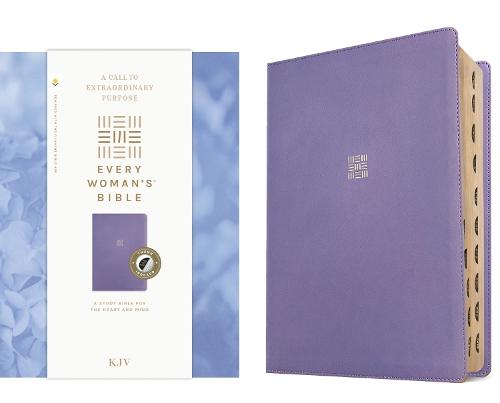 KJV Every Woman's Bible, Filament Ed., Periwinkle, Indexed: King James Version, Periwinkle Purple, Leatherlike, Filament Enabled, Every Woman's, Indexed, Red Letter