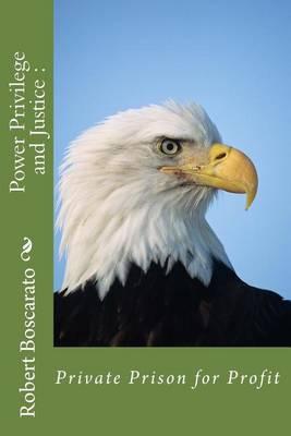 Power Privilege and Justice: Private Prison for Profit