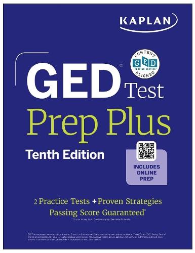 GED Test Prep Plus, Tenth Edition (2026): Includes a Diagnostic Pretest, 2 Full Length Practice Tests, 1000+ Practice Questions, and 60+ Online Videos