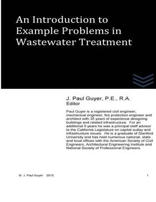 An Introduction to Example Problems in Wastewater Treatment