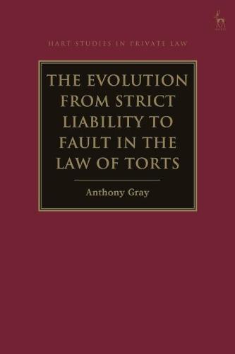 The Evolution from Strict Liability to Fault in the Law of Torts