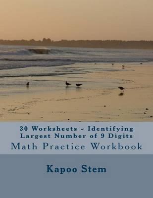30 Worksheets - Identifying Largest Number of 9 Digits: Math Practice Workbook