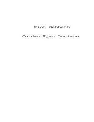 Riot Sabbath: Original Screenplay