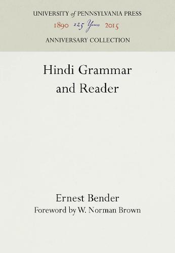 Hindi Grammar and Reader