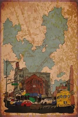 My Travel Journal: Vintage Cityscape, Travel Planner & Journal, 6 X 9, 139 Pages