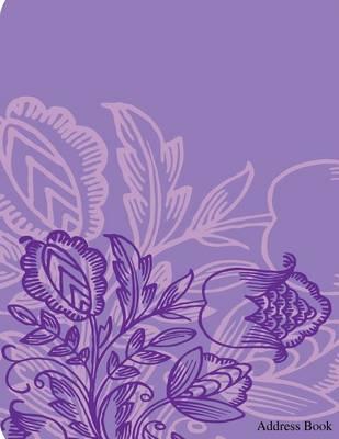 Address Book: Flowers in Purple