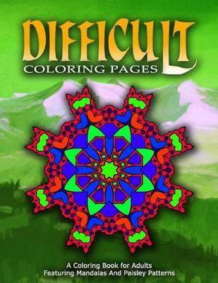 DIFFICULT COLORING PAGES - Vol.4: coloring pages for girls