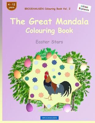 BROCKHAUSEN Colouring Book Vol. 2 - The Great Mandala Colouring Book: Easter Stars