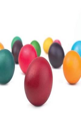 My Journal: Colorful Easter Eggs, Blank 150 Page Lined Diary / Journal / Notebook