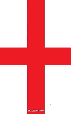 Flag of England: Notebook with Lines
