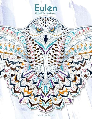 Eulenmalbuch für Erwachsene 2
