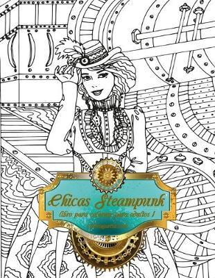 Chicas Steampunk libro para colorear para adultos 1