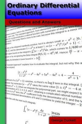Ordinary Differential Equations: Questions and Answers