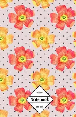 GM&Co: Notebook Journal Dot-Grid, Lined, Graph, 120 Pages 5.5x8.5 (Blooming Flowers Floral)
