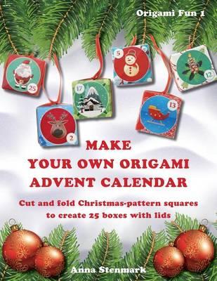 Make your own origami advent calendar: Cut and fold Christmas-pattern squares to create 25 boxes with lids - UK edition