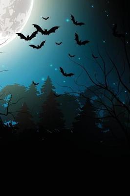 Bat Moon Grid Notebook: 150 Page Grid Notebook Journal Diary