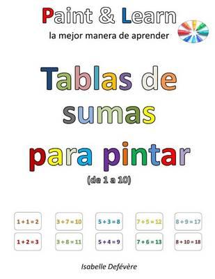 Tablas de sumas para pintar (de 1 a 10)