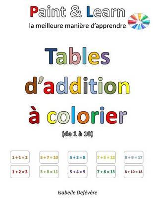 Tables d'addition   colorier (de 1   10)