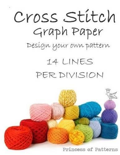 Cross Stitch Graph Workbook: 14 Lines Per Division