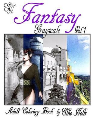 Fantasy Grayscale: Adult Coloring Book