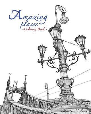 Amazing Places: A Coloring book: Art Activity Book