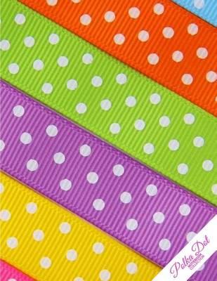 Polka Dot Notebook: Colorful Polka Dots Polka Dot Journal/Diary, Wide Ruled, 100 Pages, 8.5 X 11
