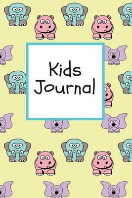 Kids Journal: Animal Cover - Children's Lined Journal with Drawing Boxes - Draw, Write, Doddle, Diary, Jotter, Ruled - 100 Pages - 6  X 9  Small Notebook