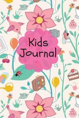 Kids Journal: Pink Cover - Children's Lined Journal with Drawing Boxes - Draw, Write, Doddle, Diary, Jotter, Ruled - 100 Pages - 6  X 9  Small Notebook