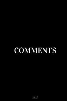 Comments: Book