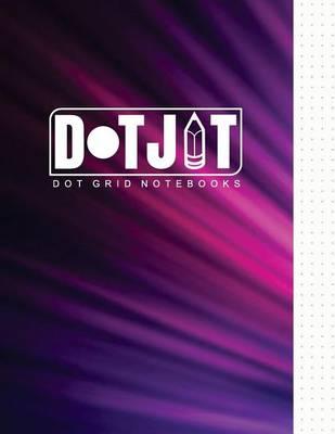 Dot Jot Dot Grid Notebook: Abstract Rays Design, 50 Pages, 8.5 x 11 (Journal, Diary) (Dotted Graph Paper)