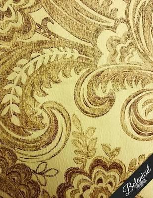 Botanical Notebook Collection: Textile Design 1, Floral Journal/Diary, Wide Ruled, 100 Pages, 8.5 X 11