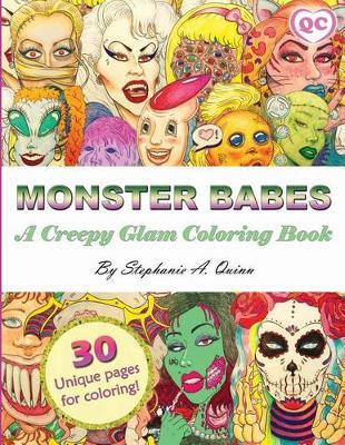 Monster Babes: A Creepy Glam Coloring Book