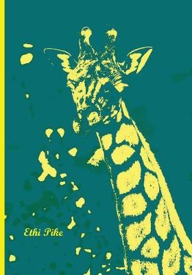 Ethi Pike - Yellow Blue Giraffe Notebook / Extended Lines / Soft Matte Cover: An Ethi Pike Collectible Journal: Animals