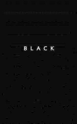 Black: Black Sheet / Blank / Simple Notebook: Black Paper / 5 x8  / 180 Pages