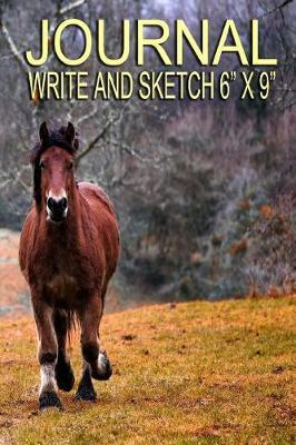 Journal - Write and Sketch 6 x 9: 200 lined and blank pages