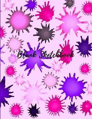 BLANK Sketchbook: Colorful Drawing Pad, 108 Blank Pages, Extra large (8.5 x 11) White paper, Sketch, Draw and Paint