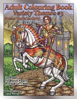 Adult Colouring Book Variety Themes #3: Stress Relief Activity