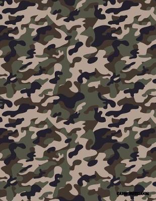 Camo Notebook: Dark Camouflage, 144 Pages