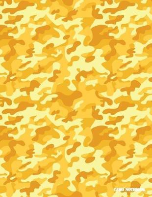 Camo Notebook: Dark Gold Camouflage, 144 Pages