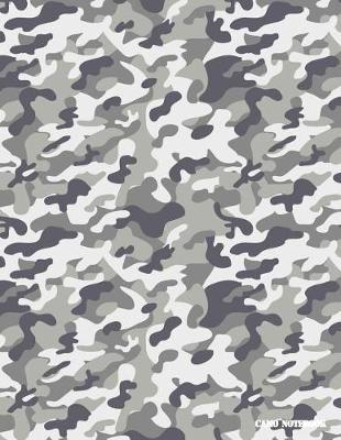 Camo Notebook: Dark Gray Camouflage, 144 Pages