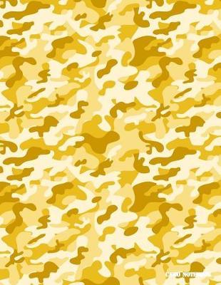 Camo Notebook: Gold Camouflage, 144 Pages