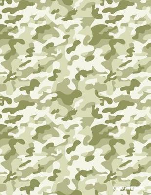 Camo Notebook: Faded Green Camouflage, 144 Pages