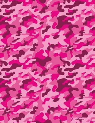 Camo Notebook: Magenta Rosewood Camouflage, 144 Pages