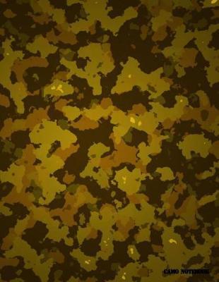Camo Notebook: Midnight Brown Camouflage, 144 Pages