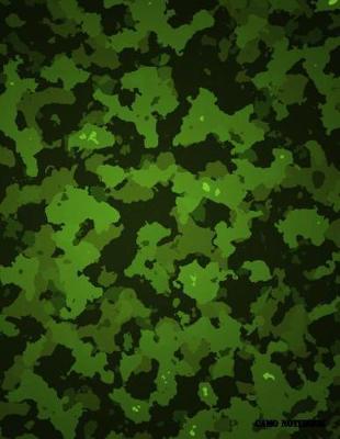 Camo Notebook: Midnight Green Camouflage, 144 Pages